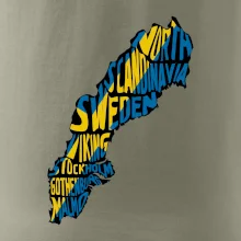 Mapy - názvy měst - Švédsko