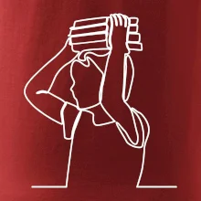 Student a kniha jedním tahem