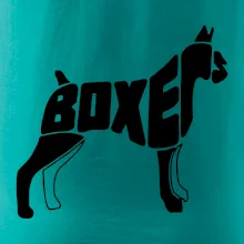 Boxer nápis v těle Boxer nápis v těle