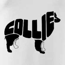 Border kolie písmo v těle