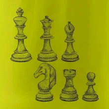 Šachové figurky kreslené