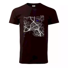 Praha - 14100 mapa s vodními toky