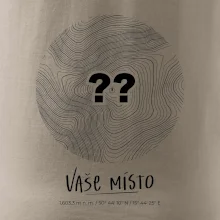 Vaše místo - vrstevnice v kruhu