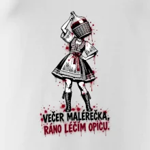 Streetart - Večer malérečka, ráno léčím opicu