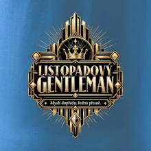 Listopadový gentleman zlatý art deco motiv