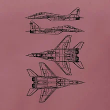 Mig 29 Fulcrum - obrys