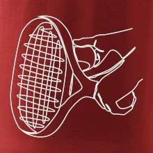 Tenisová raketa jednim tahem