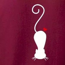 Zamilovaná kočka ležící