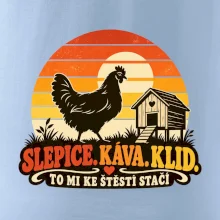 Slepice káva klid a pohoda
