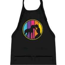 Retro kruh - boxer a dívka