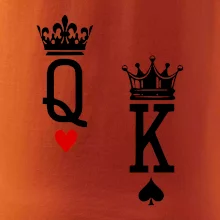 King & Queen logo na prso