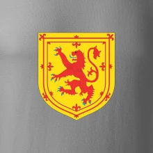 Skotský lev na hrudi