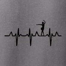 EKG tanečnice salsy