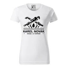 Instalatér - Překřížené klíče vlastní nápis