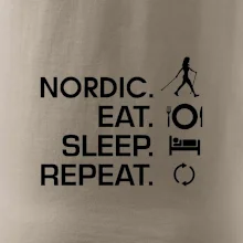 Nordic walking eat sleep