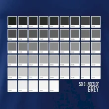 50 barevných odstínů šedi