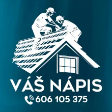 Tričko pro pokrývače - Dva dělníci