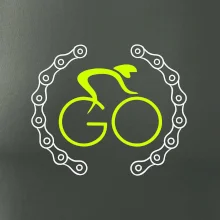 GO cyklista (fluo potisk)