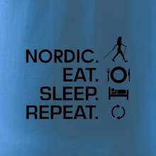 Nordic walking eat sleep