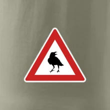 Dopravní značka - Pozor havran