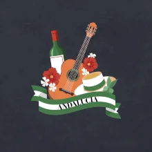 Andalucia kytara a stuha