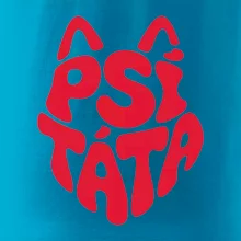 Psí táta nápis v hlavě