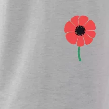 Vlčí mák ikonka na prsu