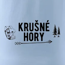 Krušné hory nápis