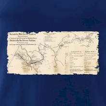 Mapa Báňské dráhy z Moravské Ostravy do Doubravy