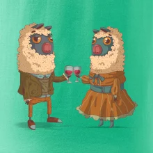 Alpaky s vínem pár