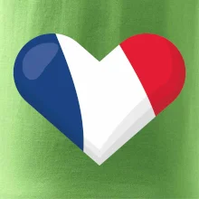 Francouzská vlajka srdce