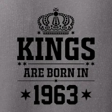 Kings are born in 1963