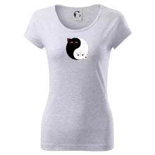 Kočky jin jang barevné