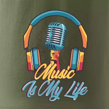 Music is my life sluchátka