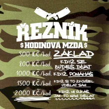 Hodinová mzda řezník