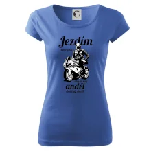 Silniční motorka - jezdím tak rychle, aby mi můj anděl strážný stačil