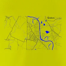 Neratovice - Mapa s vodními toky