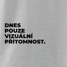 DNES POUZE VIZUÁLNÍ PŘÍTOMNOST.