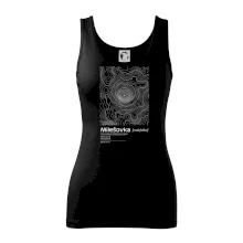 Milešovka - vrstevnice v obdélníku