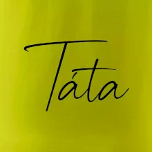 Nápis psací na prsou - táta