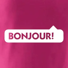 Nápis Bonjour Nápis Bonjour