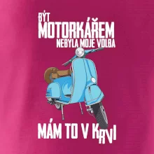 Být motorkářem nebyla moje volba skútr
