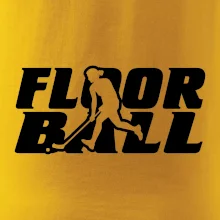 Floorball nápis rovný