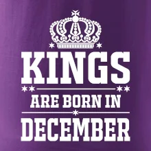 Kings are born in December