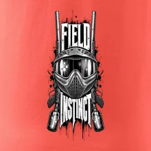 Černobílá maska field instinct paintball