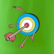 Šípy v barevném terči