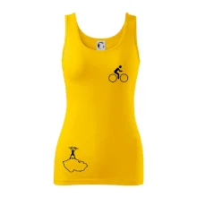 Mapa ČR + kolo na prsu