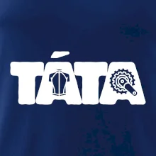 Táta nápis - cyklista