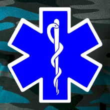 Hvězda samostatná - záchranář / rescue