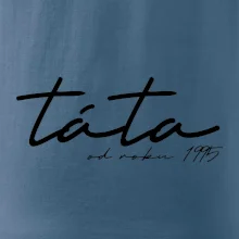 Psací nápis táta s ročníkem